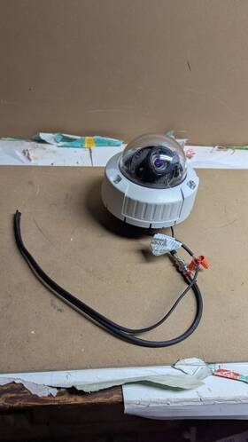 Is51-dwsv8s Pelco Untested Mini Dome Color Camera As-is