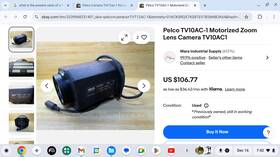 Tvt12ac-1 Pelco Motorized Zoom Lens Camera