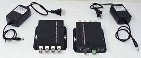 Pmd-4v1d-st-s Primeda-telecom Pmd-4v1d-m/m Pmd-4v1d-st-s/m Multimode 4 Analog Video Over Fiber Optic Media Converter Pal Ntsc Secam