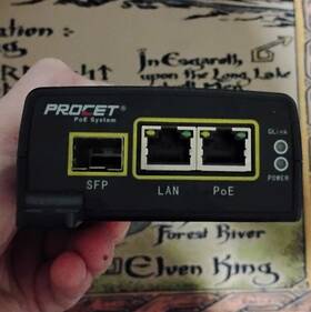 Pt-pse106gbr-ah-s Procet 60w Fiber Poe Injector New