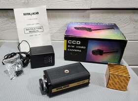 Cvc-150 Provideo Vtg By Csi 1/3 In Black And White Ccd Surveillance Cameras Nib C2