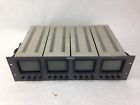 Pvm-411 Sony Quad Rack Mount Crt Video Surveillance Monitors