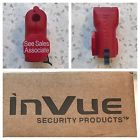 Qty-145 Invue Stop Locks Red Peg