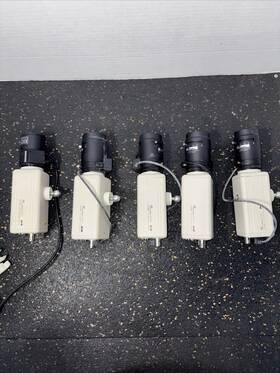 Ecl-3824 Rainbow Ecl3824 Lot Of 5 1/3 Inch Color Cctv Ccd Security Camera