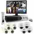 Re16bndl12-4t Revo America 16ch System 4tb 4 Mini-vandal Domes Outdoor Turret Cameras Monitor 812237018228