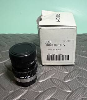 Fl-hc1212b-vg Ricoh 12mm F 1.2 Vga Manual Iris C-mount Lens