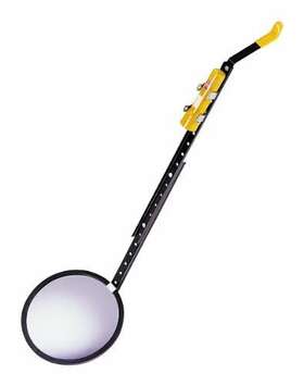 Suc-plx12c See All 033081112102 Round Acrylic Convex Handheld Inspection Security Mirror 12 Inch Diam