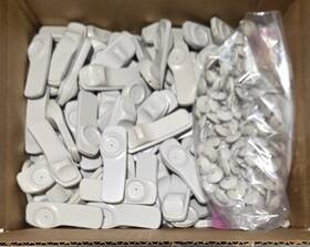 U58-35-01 Sensormatic Lot Of 300 Hard Security Tags With Pins Anti Theft Tag Preowned