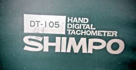 Dt-105 Shimpo Hand Digital Tachometer 693892960004 Inch Dr-ss