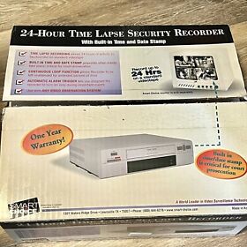 Sr24hrtl Smart Choice 24-hr Time Lapse Home Security Vhs Recorder New Nob