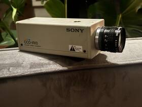 Ssc-c354 Sony Ccd Color Video Camera With Cosmicar 16mm Lens Untested