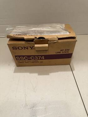 Ssc-c374 Sony Ccd-iris Color Video Camera