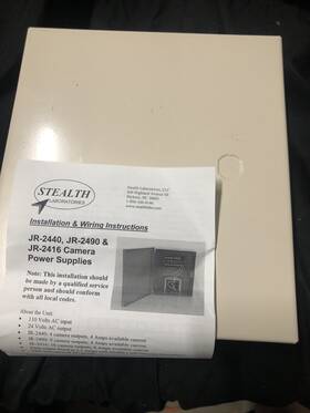 Jr-2416 Stealth Ps-2416 Laboratories Surveillance 16-camera Power Supply New