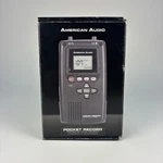 American Audio Pocket Portable Sd Digital Recorder - Black New Unused. Fixed Price $61.95.