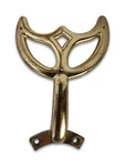 Vintage Ceiling Fan Blade Arm Bracket Polished Brass American Industries. Fixed Price $14.99.