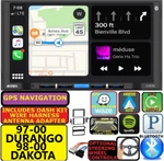 97-00DURANGO 98-00 Dakota Nav Bluetooth Apple Carplay Android Auto Stereo. Fixed Price $299.99.