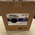 Acti 1080P Indoor Dome Ip Camera Poe Wired Night Vision White E53-A-V22-000. Fixed Price $100.00.