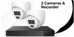 Ezss 4 Channel Nvr With 2 Dome Color At Night Ip Security Cameras 1TB Hdd Includ. Fixed Price $549.99.