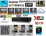 16 Channels H.265 4K Uhd Hybrid Security HD-TVI/CVI/AHD/960H/IP/P2P/AUDIO/CLOUD. Fixed Price $399.99.