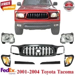 Front Grille Assembly Kit 7PCS For 2001-2004 Toyota Tacoma With Headlight Filler. Fixed Price $317.87.