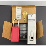 New Master 411RED Lockout Tagout Loto Locks Sku 22077 - Set Of 5. Fixed Price $54.99.