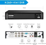 Zosi 4CH 1080P Dvr Recorder 4-IN1 Security Surveillance Cctv 2MP Camera System. Fixed Price $53.99.