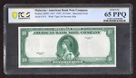 1929 American Bank Note Co. 10 Units Specimen Security Strip - Pcgs 65 Ppq. Fixed Price $105.00.
