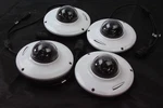 Lot Of 3 Speco O2MD2WK & 02MD2 1080P Indoor/outdoor Mini Dome Ip Cameras Is. Fixed Price $134.99.