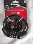 Master Lock 8114D Bike Cable With Combination Barrel 6 Ft.. Fixed Price $17.99.
