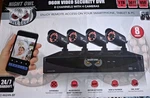 Night Owl 960H Video Security 1 Tb Dvr System 8 Channel 4 Cameras. Fixed Price $275.00.