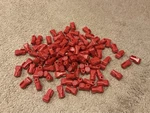 Lot Of 100 Pieces Retail Security Peg Hook Locks Stop Red Anti Theft Pack. Fixed Price $21.99.