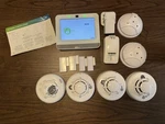 Qolsys Iq Panel Powerg 344MHZ 2GIG Honeywell Kit Door, Motion, Smoke, Co. Fixed Price $500.00.