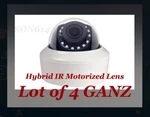 Lot 4 Ganz Z8-D2M Security Color Cameras W/2.8-12MM Hybrid Ahd/tvi/cvi/cvbs New!. Fixed Price $255.90.