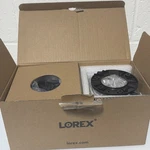 Lorex LNE9242B 4K (8MP) Smart Ip Black Dome Security Camera With Listen-in Audio. Fixed Price $79.99.