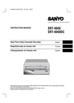 Sanyo SRT-4040 Dc Vcr Video Cassette Recorder Instruction Owner User Manual. Fixed Price $29.99.