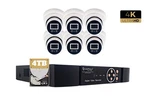 Evertech 4K 8MP Channel 6 Camera Poe Ip Security Nvr Recorder System. Fixed Price $649.99.