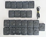 Lot Of 22 Axon Cameras Flex/body 1 Charge Cable Power Tested. Fixed Price $299.99.