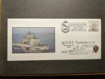 Uss Ticonderoga CG-47 Naval Cover 2004 Decommissioned Cachet W/ Insert. Fixed Price $9.99.