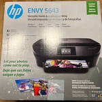 New Open Box Hp Envy 5643 All-in-one Printer With Accessories, No Ink!. Fixed Price $45.99.