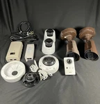 Axis Communications Network Security Lot- 6 Cameras & 2 Poe Midspan +extra Parts. Fixed Price $249.10.