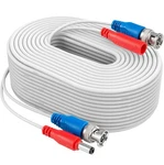 Annke XCL038 100FT Bnc Video Power Cable, White - 4 Pack. Fixed Price $23.99.