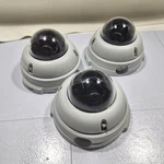(3) Axis 225FD Dome Network Ip Poe Web Surveillance Security Camera. Fixed Price $79.95.