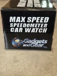 Max Speedometer Car Watch Black/chrome Digital Display. Fixed Price $30.00.