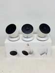 Google - Nest 3 Pack Indoor/outdoor Wire Free Security Cameras Snow. Read. Fixed Price $209.50.