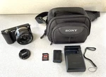 Sony A5000 20.1MP Mirrorless Camera With 16-50MM Lens Black. Fixed Price $298.00.