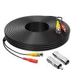 25FT Black Bnc Video Power Cable For Night Owl C-841-A10 1080P Hd Systems. Fixed Price $5.99.