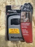 Master Lock Wall Mount Box *combination Dials* Holds Keys - Model #5401D. Fixed Price $20.59.