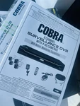New Cobra 63890 8-CHANNEL Surveillance Dvr W/ 4 Security Hd Cameras Night Vision. Fixed Price $239.99.