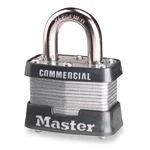 Master 3 Padlock, Keyed Different, Standard Shackle, Rectangular Steel. Fixed Price $11.59.