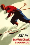 Beaver Creek Colorado Alpine Downhill Skiing Vintage Poster Repro Free Sh. Fixed Price $33.69.